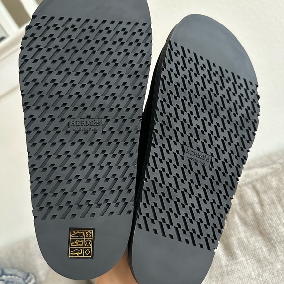 size 39EU NEW HERMES Black Suede Goatskin Women's Go Mule  w/ Receipt - Picture 15 of 15